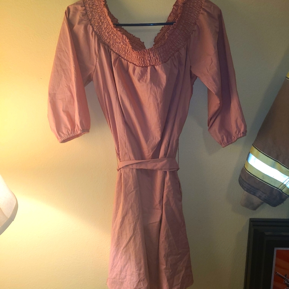 A off the shoulder dress